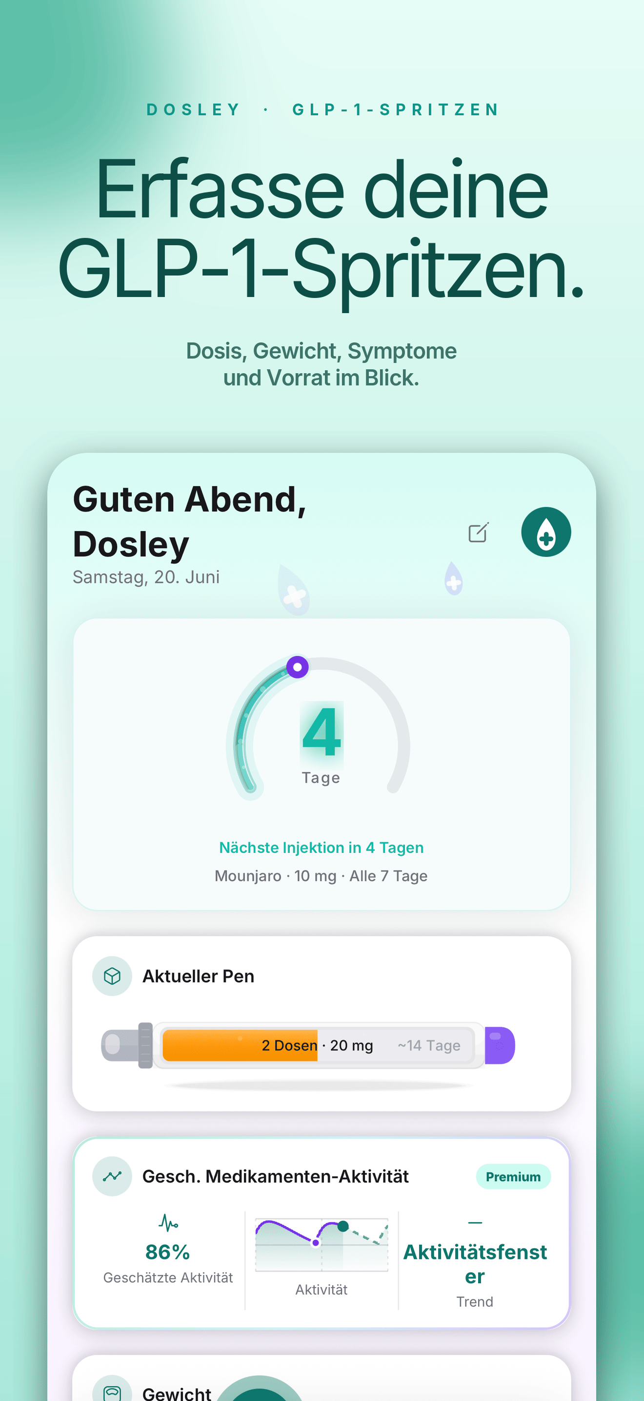 Dosley Start-Dashboard