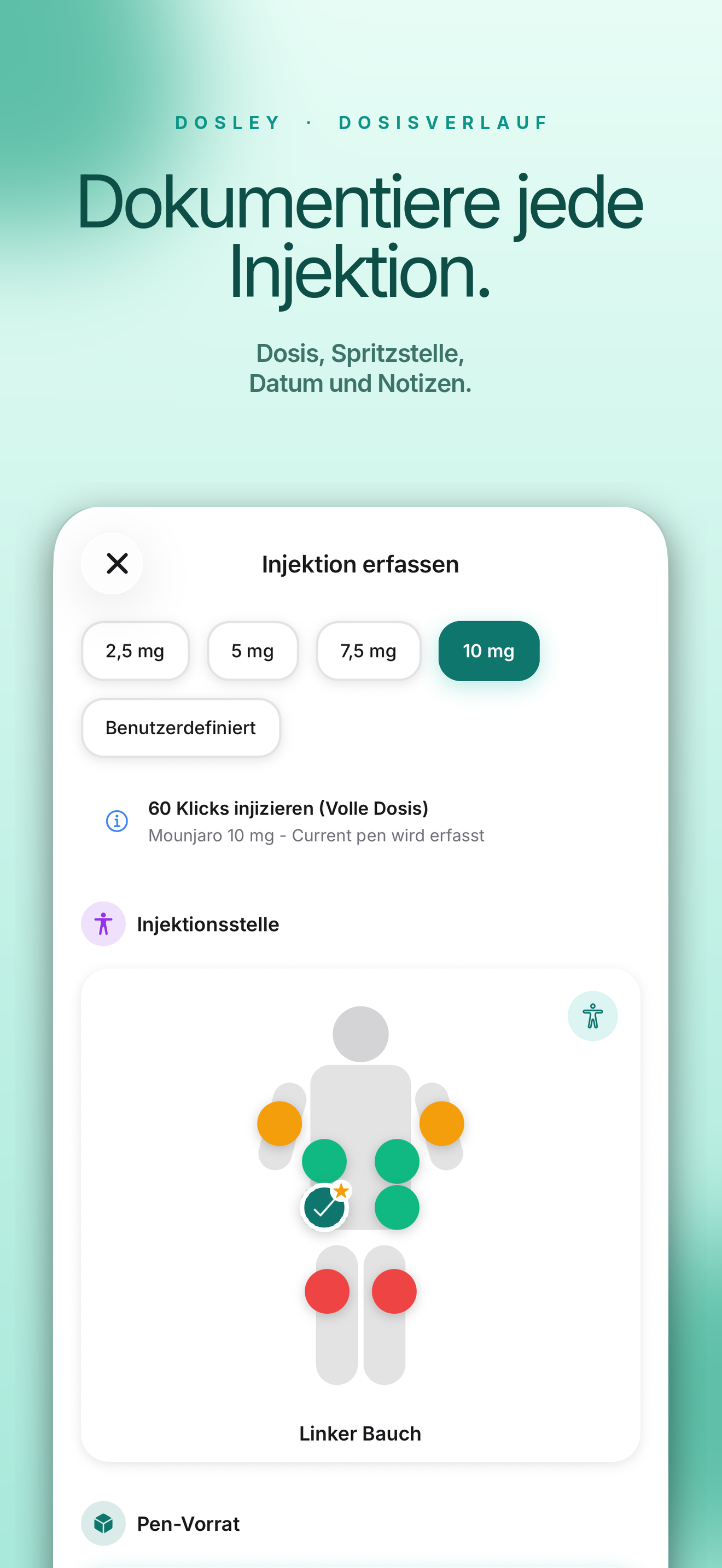 Injektionsprotokoll